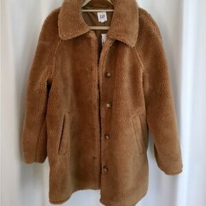 GAP Beige Teddy Jacket. NWT